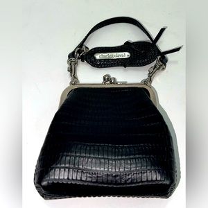 Charles David crocodile fault mini wallet